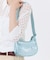 MINI HOBO CROSSBODY アクアブルーシャイン