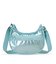 MINI HOBO CROSSBODY アクアブルーシャイン