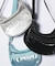 MINI HOBO CROSSBODY アクアブルーシャイン