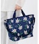 DELUXE EASY CARRY TOTE フローラルブルームズネイビー