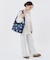 DELUXE EASY CARRY TOTE フローラルブルームズネイビー
