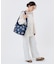DELUXE EASY CARRY TOTE フローラルブルームズネイビー