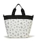 BUCKET TOTE インクスケッチドフローラルアイボリー