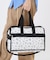 DELUXE MED WEEKENDER インクスケッチドフローラルアイボリー