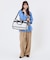 DELUXE MED WEEKENDER インクスケッチドフローラルアイボリー