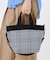 BUCKET TOTE シティハウンドトゥース