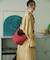 IN MIND SMALL TOTE ディープルージュスクリプト