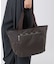 ESSENTIAL E/W ZIPTOP TOTE ダークチョコレートC