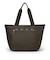ESSENTIAL E/W ZIPTOP TOTE ダークチョコレートC
