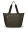 ESSENTIAL E/W ZIPTOP TOTE ダークチョコレートC
