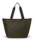 ESSENTIAL E/W ZIPTOP TOTE ダークチョコレートC