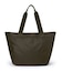 ESSENTIAL E/W ZIPTOP TOTE ダークチョコレートC