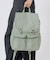 【Essential Collection×Naoko Okusa】MODERN FLAP BACKPACK3 グリーンカーキC