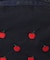 LARGE ZIP POUCH レッドアップルエンブロイダリー