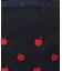 LARGE ZIP POUCH レッドアップルエンブロイダリー