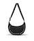 STUDS SM ZIP HOBO ブラックスタッズ