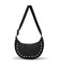 STUDS SM ZIP HOBO ブラックスタッズ