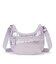 MINI HOBO CROSSBODY シルバーライラックシャイン