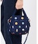 【LeSportsac×Miffy】SMALL JENNI ミッフィーネイビーポルカドット