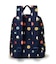 【LeSportsac×Miffy】MEDIUM E/W BACKPACK ミッフィーネイビーポルカドット
