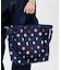【LeSportsac×Miffy】DELUXE EASY CARRY TOTE ミッフィーネイビーポルカドット
