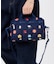 【LeSportsac×Miffy】MINI DUFFEL CROSSBODY ミッフィーネイビーポルカドット