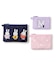 【LeSportsac×Miffy】WRISTLET POUCH SET チームミッフィーネイビー/ピンク/ライラック