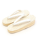 Calen Blosso 菱屋カレンブロッソ カフェぞうり レディース No.26021 ボタニカルアイボリー