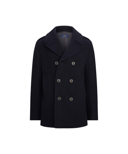 Polo ウールブレンド メルトン ピーコート｜ポロ ラルフ ローレンの