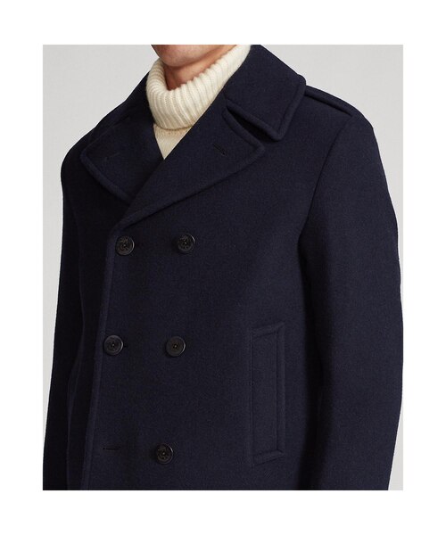 Polo ウールブレンド メルトン ピーコート ラルフローレン Polo ウールブレンド メルトン ピーコート | ラルフ ローレン公式