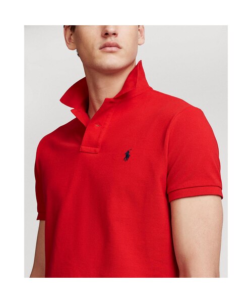 ポロシャツ　カスタムスリムフィット　ラルフローレン　真贋QR　新品未開封　M POLO RALPH LAUREN ポロシャツ カスタム スリム フィット