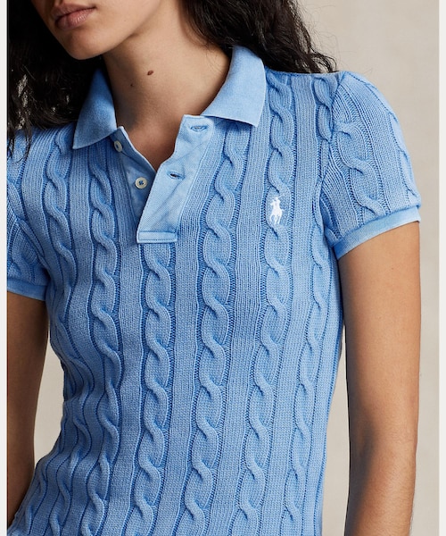 ケーブルニット ポロシャツ RALPH LAUREN｜ケーブルニット ポロシャツ | Rakuten Fashion