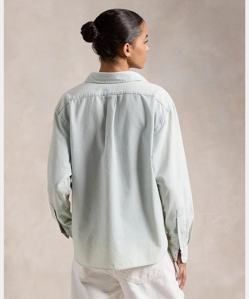 美品✨ローレン ラルフローレン リラックスフィット シャンブレー シャツ23SS Ralph Lauren - 美品✨ローレン ラルフローレン リラックス