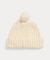 Polo ベア リブ ポンポン ビーニー ハット