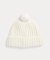 Polo ベア リブ ポンポン ビーニー ハット