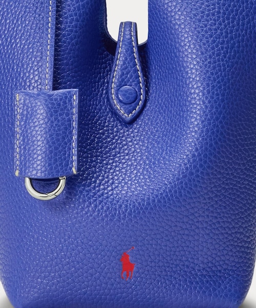 Polo Play レザー スモール トート & クロスボディ｜ポロ ラルフ