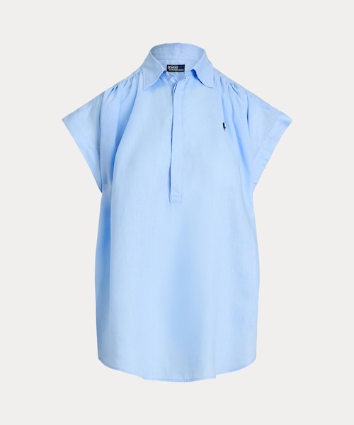 POLO RALPH LAUREN リネン ポップオーバーシャツ org.jpg