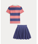 (ガールズ 7才～16才)ケーブル コットン Polo セーター & スカート セット