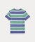 (ボーイズ 2才～7才)Polo ベア ストライプド コットン ジャージー Tシャツ