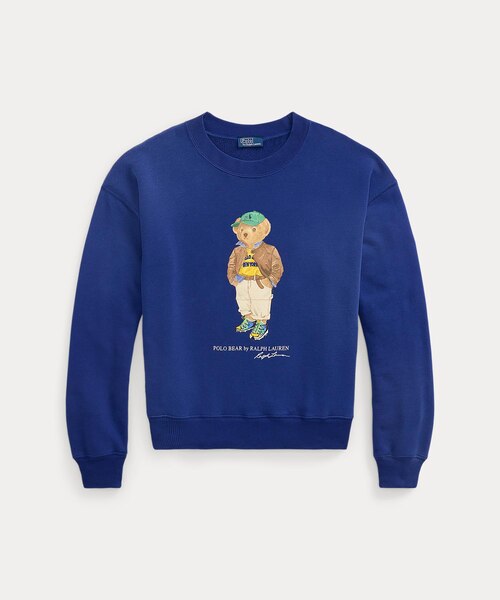 POLORalph Laurenラバープリントシグチャーポロベア刺繍スウェット