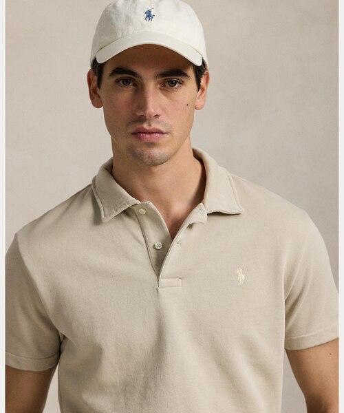 【新品・未使用】Polo ラルフローレン ループバック　フリース　ポロカラー POLO RALPH LAUREN ポロシャツ ループバック フリース