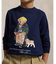 (ボーイズ 2才～7才)Polo ベア コットン ロングスリーブ Tシャツ