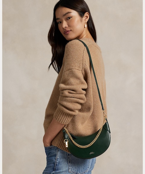 Polo Ralph Lauren ミニボストンバッグ ダークグリーン Polo Ralph Lauren ミニ ボストン バッグ グリーン チェック柄