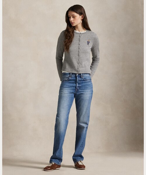 【訳あり】ポロベア　フレンチテリー　カーディガン Polo ベア フレンチ テリー カーディガン