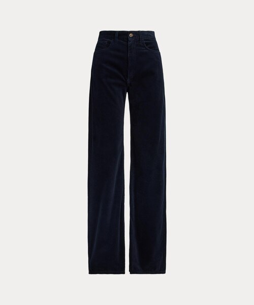 threecut コットンコーデュロイワイドパンツ threecut コットンコーデュロイワイドパンツ レディース