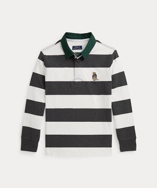 ボーイズ 8才～20才)Polo ベア コットン ラグビー シャツ｜ポロ