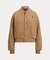 ケーブルニット ウールカシミヤ ボンバー ジャケット