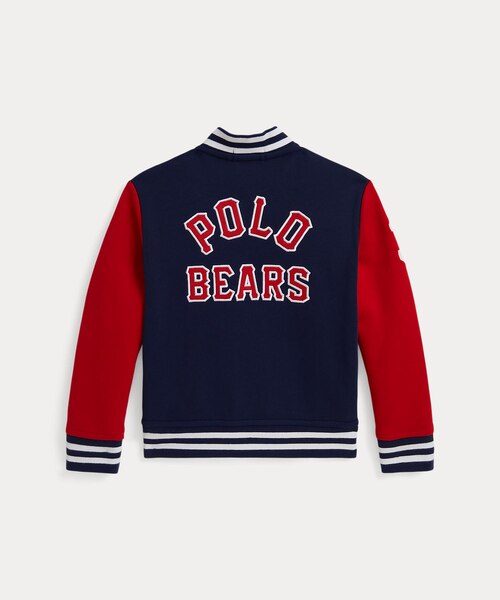 値下げ【試着のみ】POLOラルフローレン フリース ベースボール ジャケット フリース ベースボール ジャケット