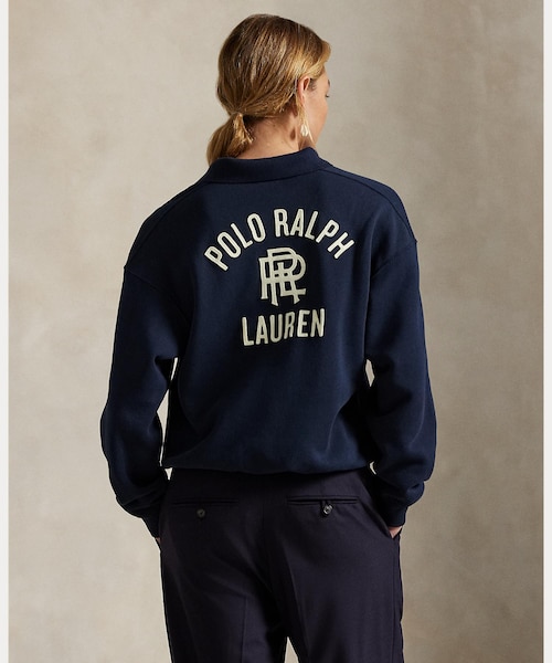 ロゴ フリース ポロカラー プルオーバー｜ポロ ラルフ ローレンの通販
