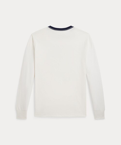 美品 2回着用 ポロラルフローレン ロングスリーブTシャツ M 極美品 2回着用 ポロラルフローレン ロングスリーブTシャツ M